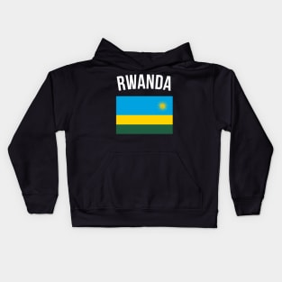 Rwanda Flag Rwandan Rwanda Kids Hoodie